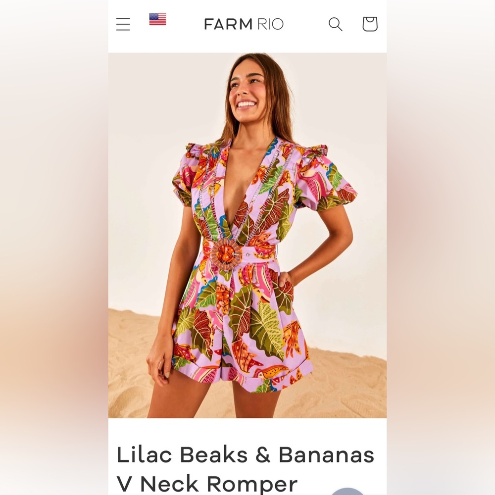FARM Rio Romper